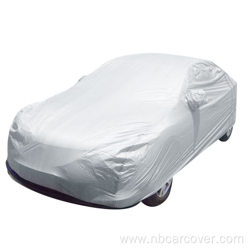 silver aluminum fabrics nylon car cover breathable